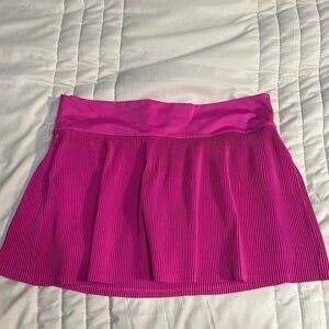 Pink athletic skirt